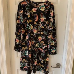Loft A-line floral dress